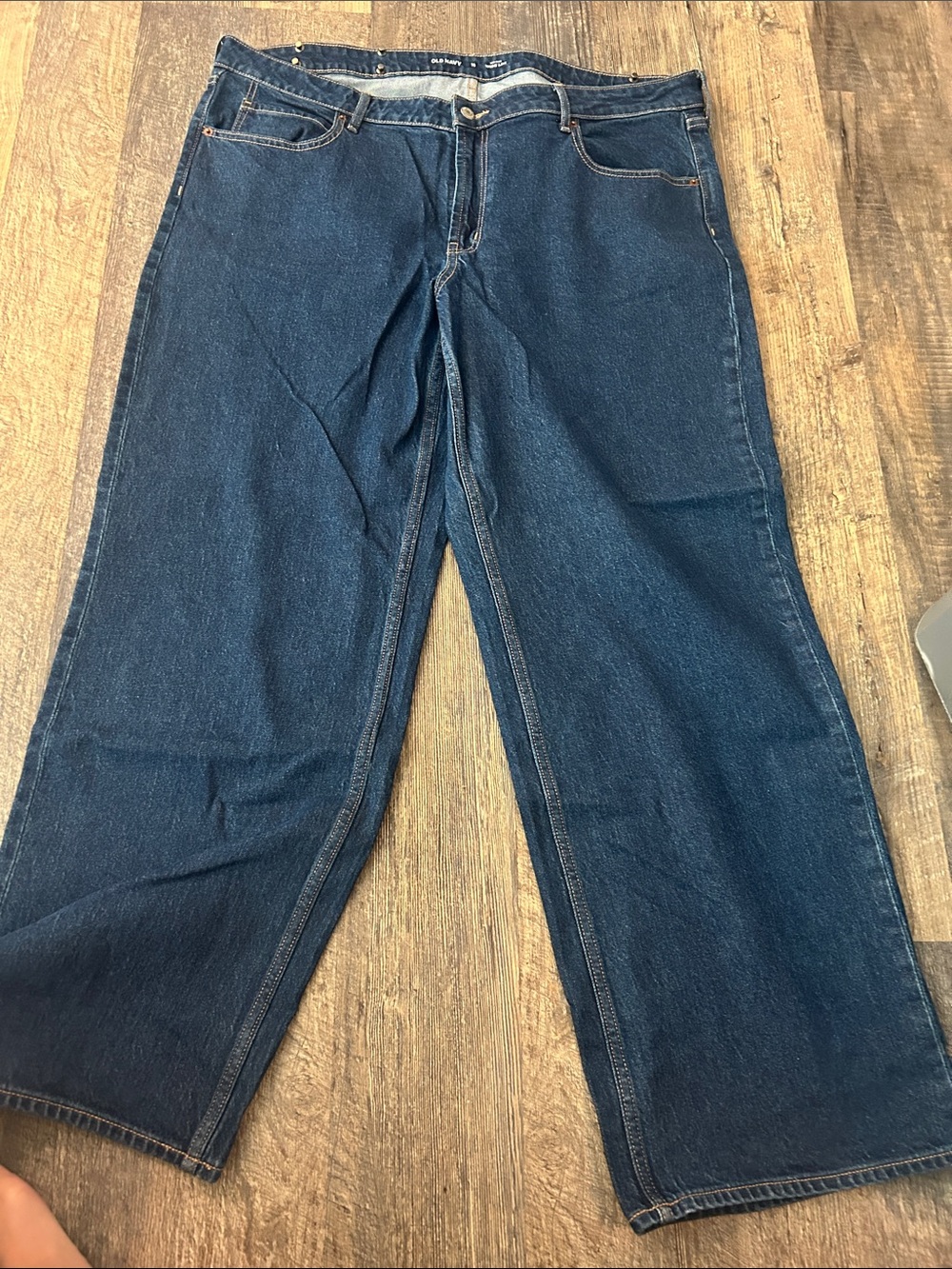 Old Navy Dark Blue Wide-Leg Women's Jeans